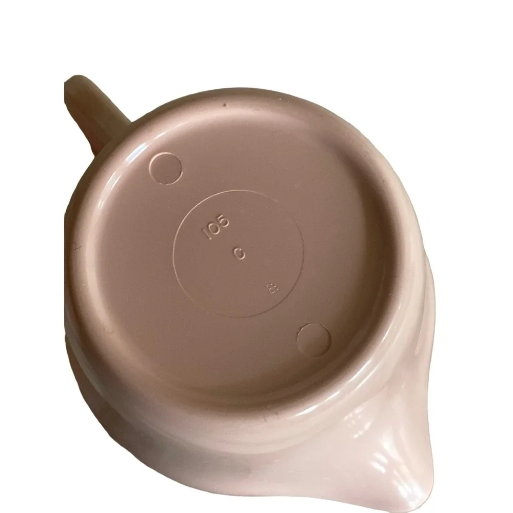 Pink‎ Melamine Sugar Creamer Set Mid Century Plastic